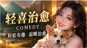 轻喜治愈频道视觉图